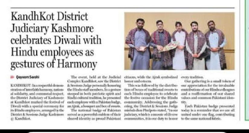 Diwali celebrated with Hindu employees