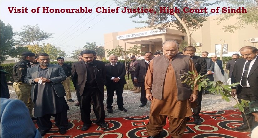 Visit of the Honourable Chief Justice, Sindh High Court (2)