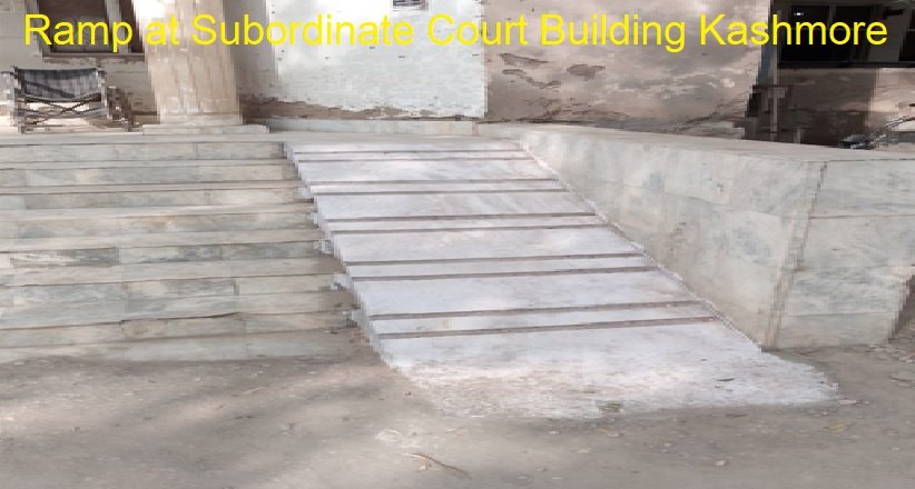 Ramp for persons with disabilities, Kashmore
